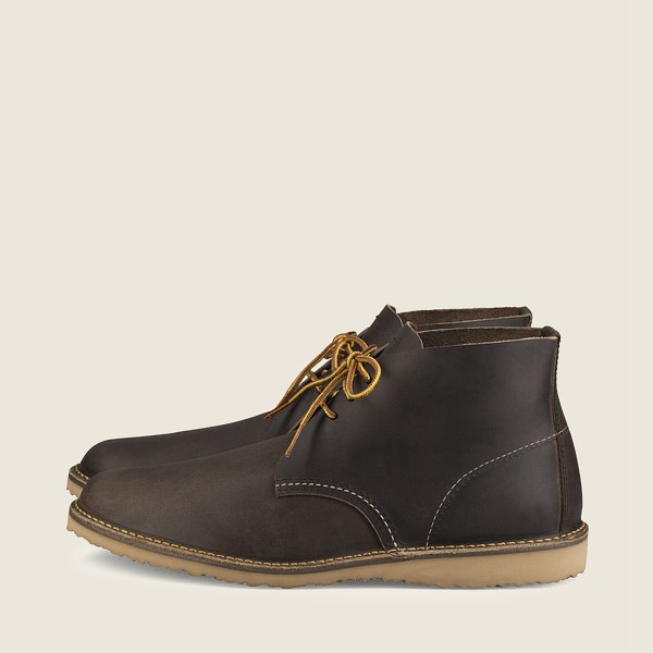 Red Wing Heritage Sko Weekender – Chukka Rough & Tough Læder - Mørke Grå - Herre 5208-FYGAN